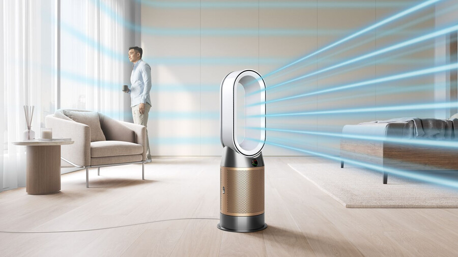 termoventilatore purificatore dyson purifier hotcool hp2 de-nox biancooro