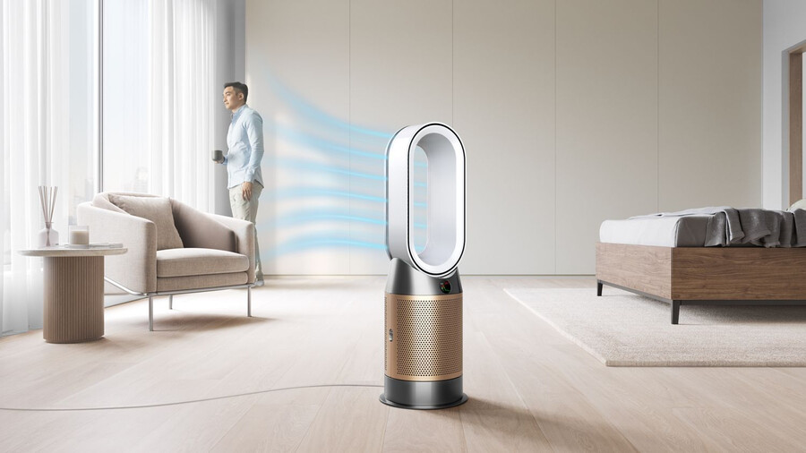 termoventilatore purificatore dyson purifier hotcool hp2 de-nox biancooro