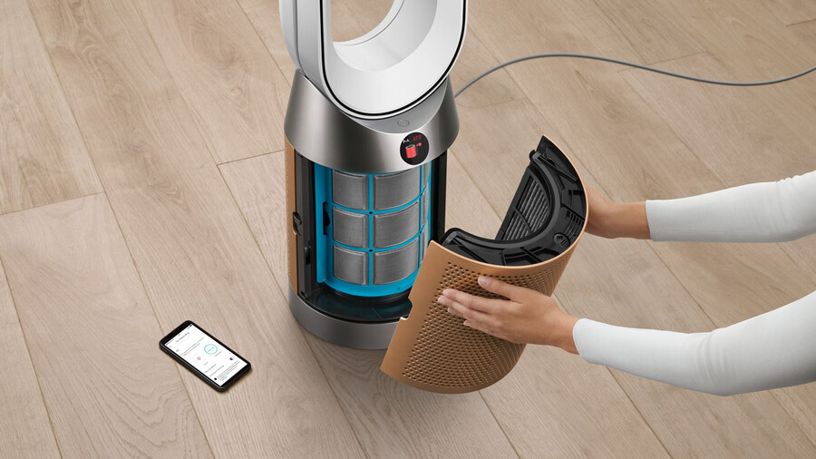 termoventilatore purificatore dyson purifier hotcool hp2 de-nox biancooro