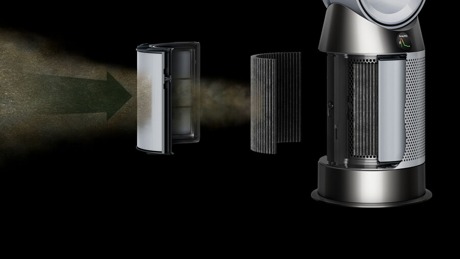 dyson purifier hotcool hp1 termoventilatore purificatore bianco