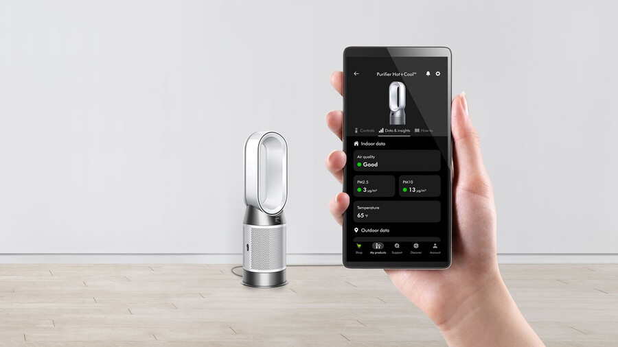 dyson purifier hotcool hp1 termoventilatore purificatore bianco
