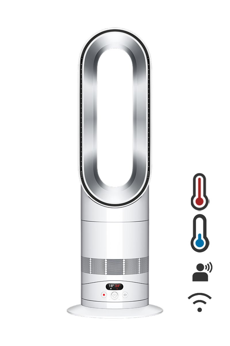 dyson hotcool hf1 remote link preriscaldamento del riscaldatore e ventola di raffreddamento