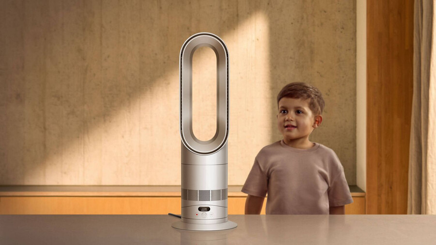 dyson hotcool hf1 remote link preriscaldamento del riscaldatore e ventola di raffreddamento