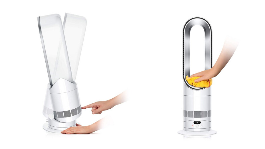 dyson hotcool hf1 remote link preriscaldamento del riscaldatore e ventola di raffreddamento