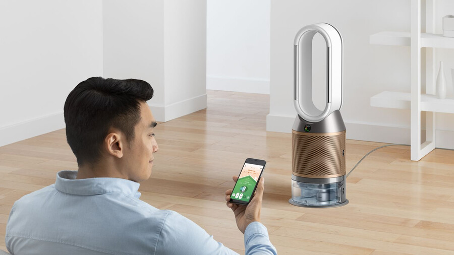 ventilatore umidificatore purificatore dyson purifier humidifycool ph2 de-nox biancooro