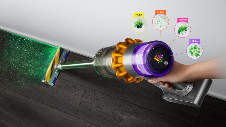 aspirapolvere senza fili dyson v15 detect extra