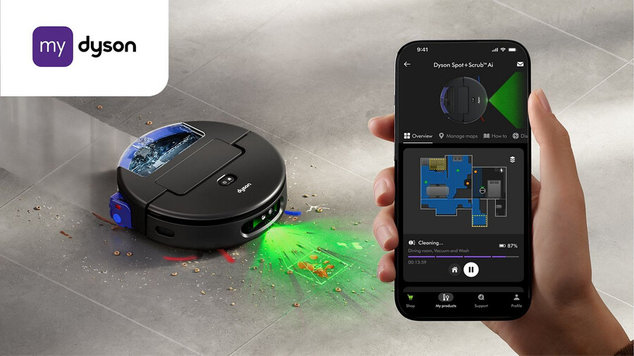 robot aspirapolvere dyson spotscrub ai