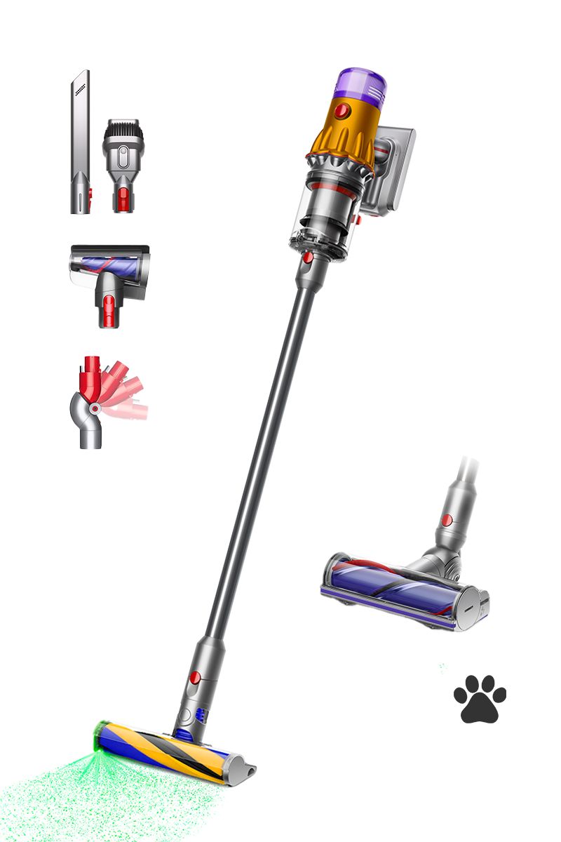 aspirapolvere dyson v12 detect slim absolute in giallonichel
