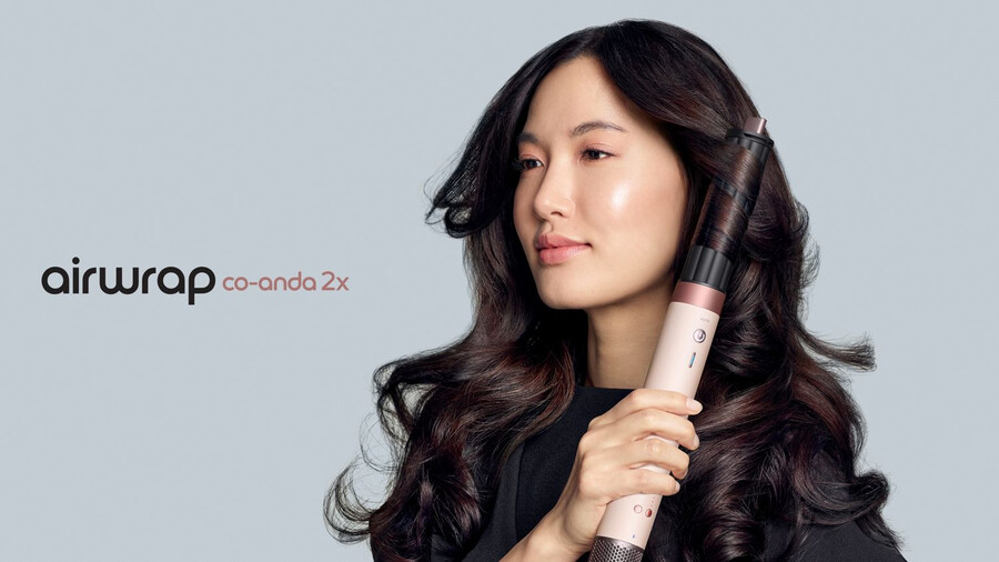 asciugacapelli e multi-styler dyson airwrap co-anda2x - lisciomosso rosa ceramicaoro rosa