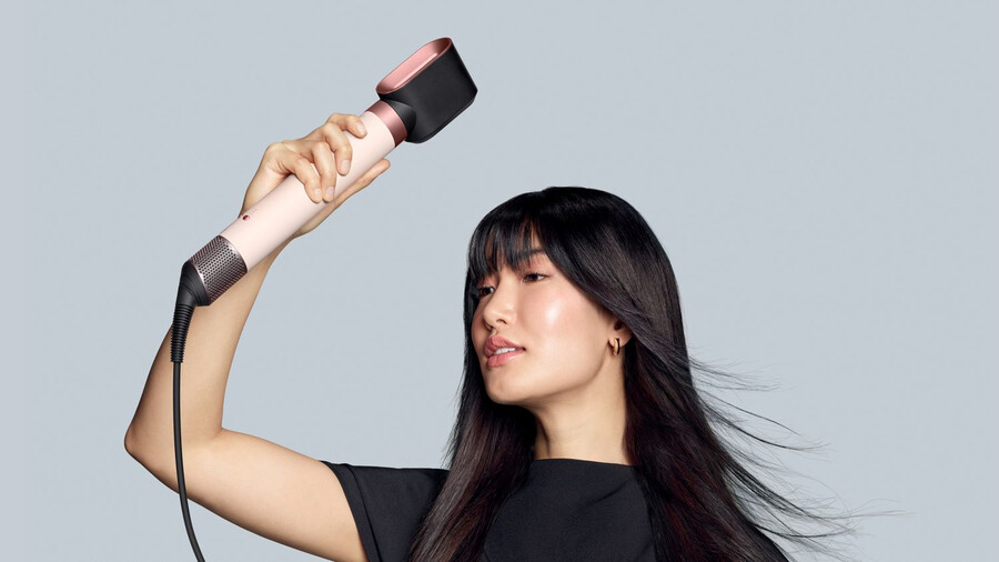 asciugacapelli e multi-styler dyson airwrap co-anda2x - lisciomosso rosa ceramicaoro rosa