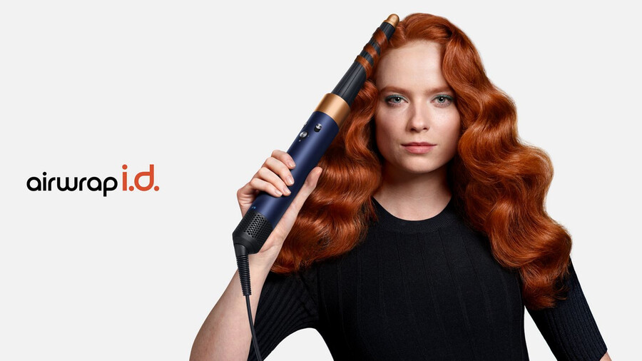 dyson airwrap id multi-styler e asciugacapelli - lisciomosso blu di prussiarame intenso