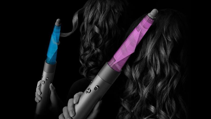 dyson airwrap id multi-styler e asciugacapelli - lisciomosso blu di prussiarame intenso