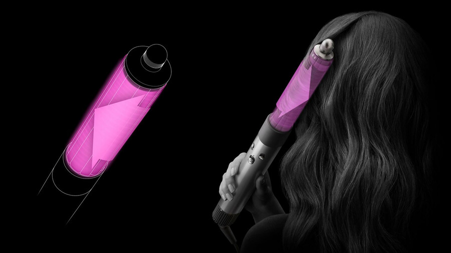 asciugacapelli e piastra multi-styler dyson airwrap origin nichelrame