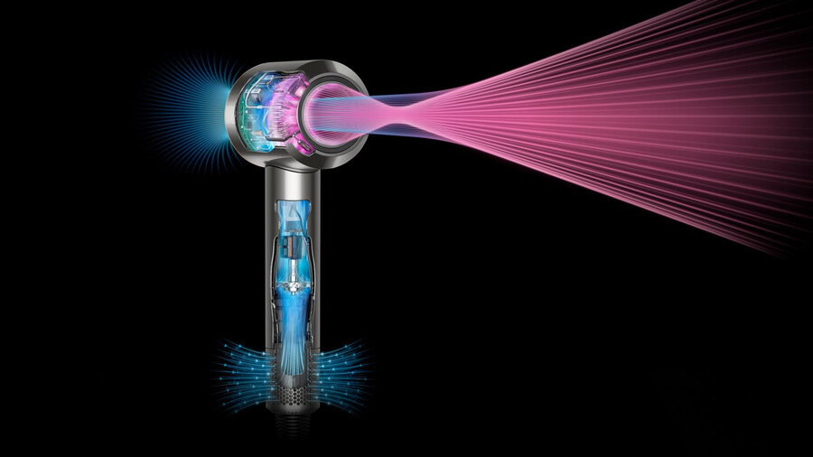 asciugacapelli dyson supersonic - lisciomosso blu di prussiarame intenso