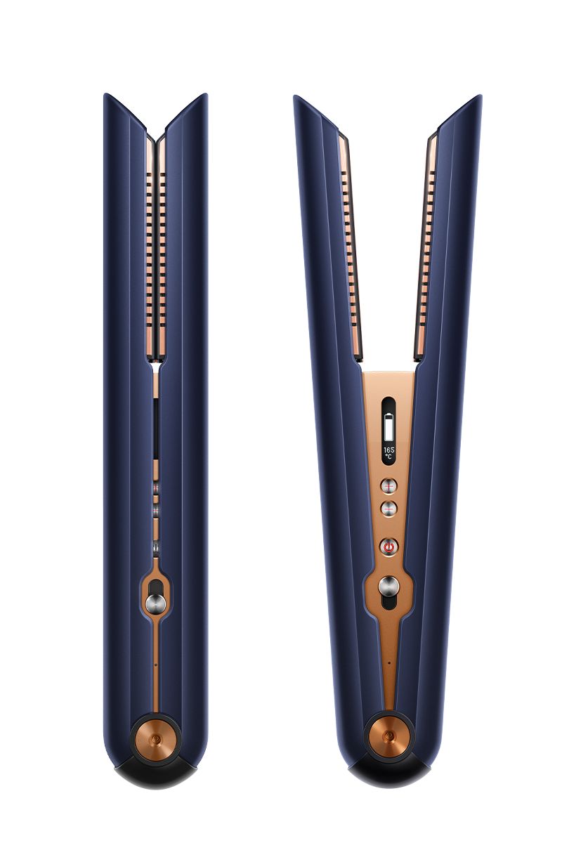 piastra dyson corrale blu di prussiarame intenso.