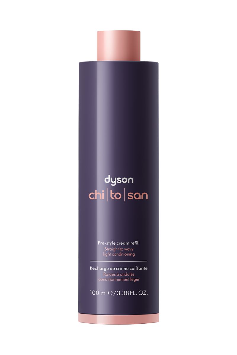 crema pre-styling dyson chitosan ricarica condizionante leggera per capelli lisci o mossi
