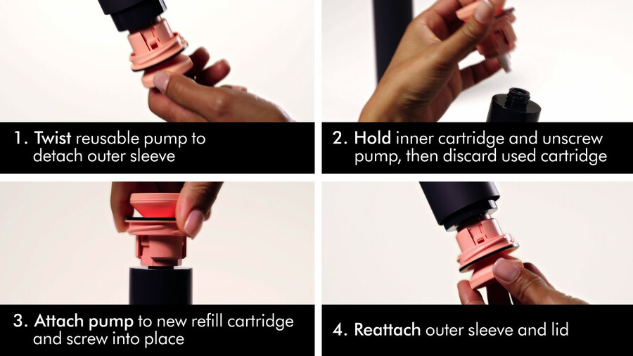 crema pre-styling dyson chitosan ricarica condizionante leggera per capelli lisci o mossi
