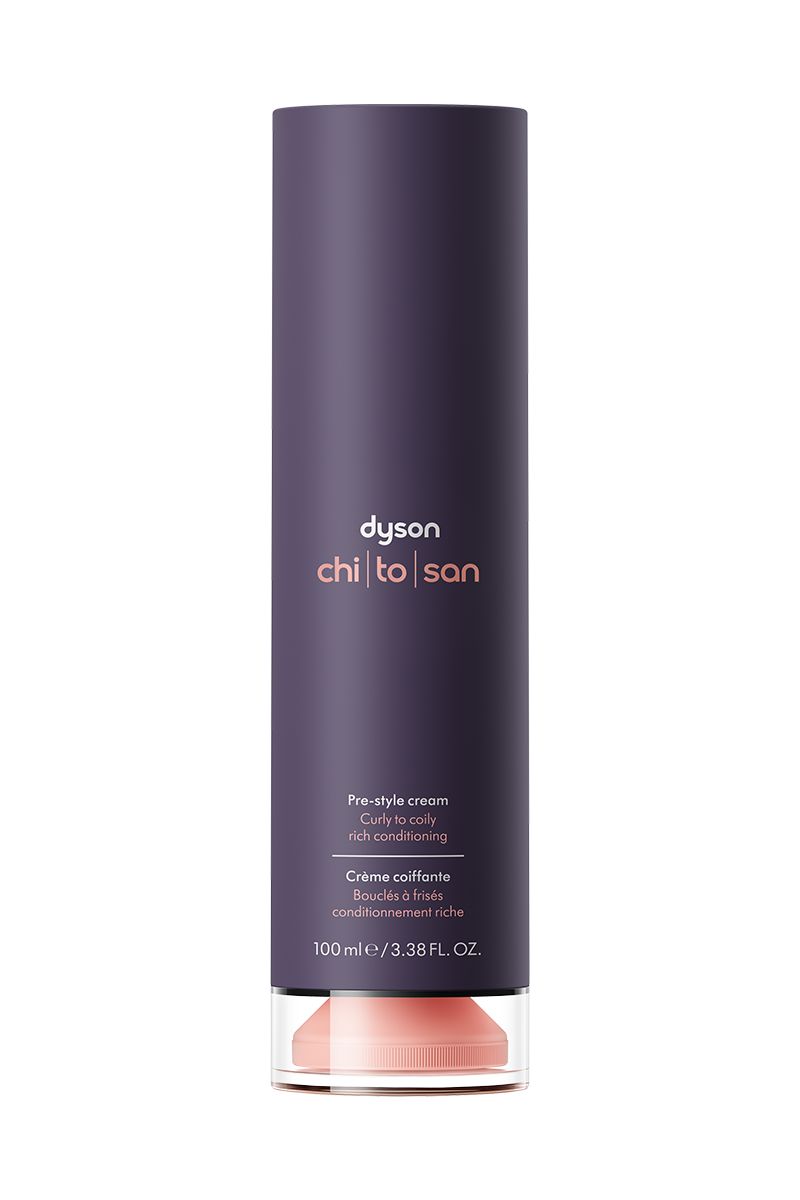 crema pre-styling dyson chitosan ricca crema condizionante per capelli ricci e crespi
